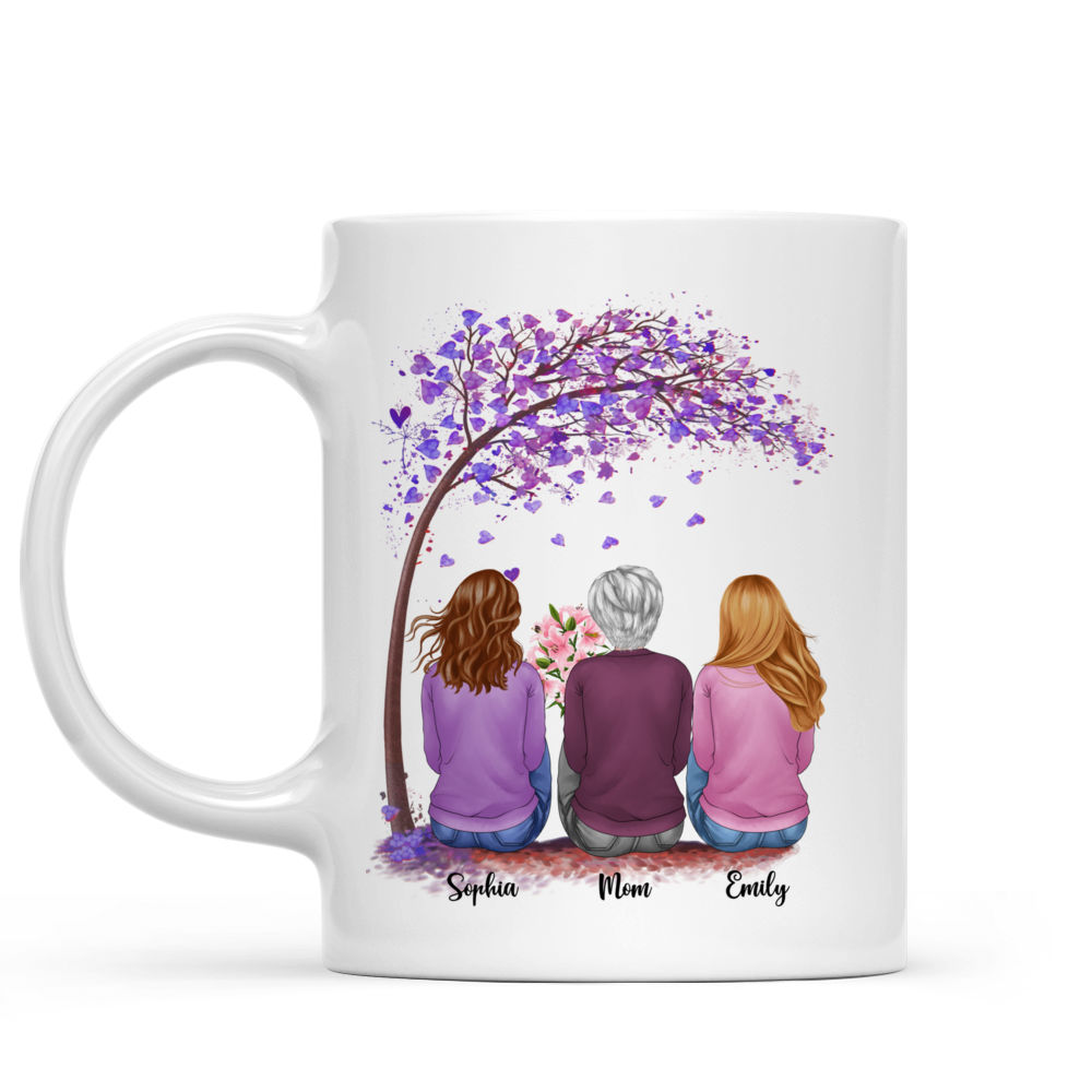 Personalized Mug - Mother & Daughter - A mother's love is the heart of the family (23809)_2