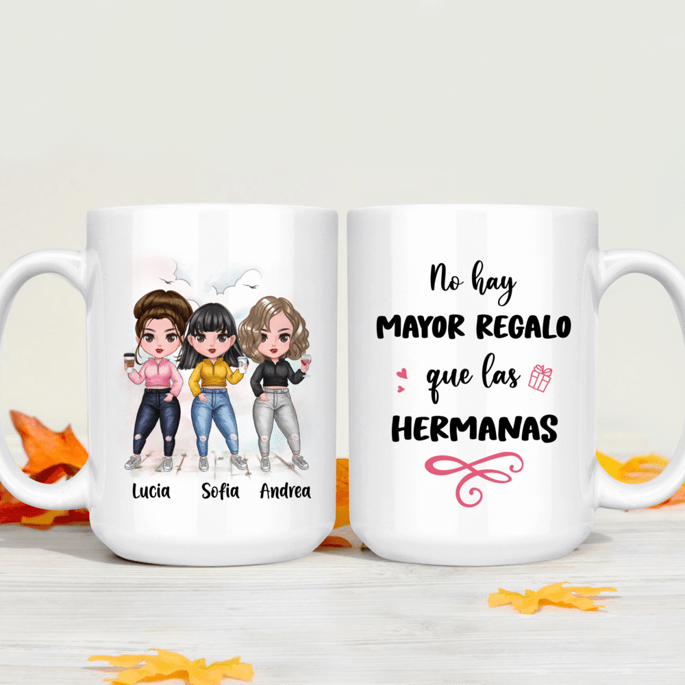 Personalized Mug - Tazas Personalizadas - Siempre Hermanas - Regalos  Personalizados - Spanish