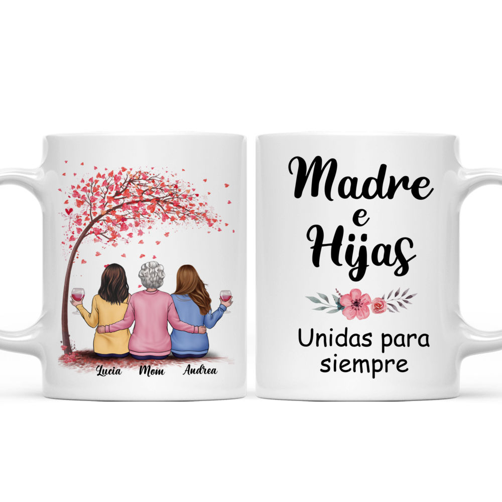 Madre e Hijas unidas para siempre - Regalos Personalizados - Spanish