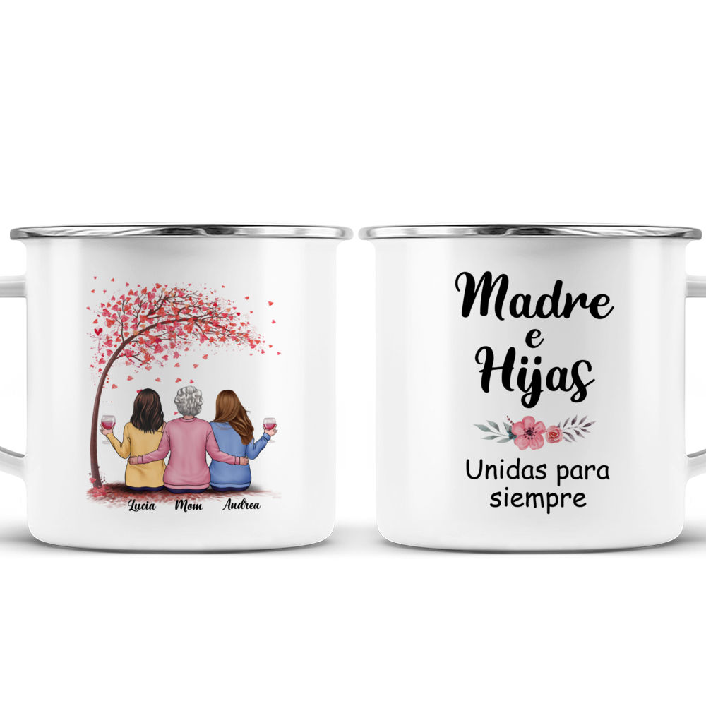 Personalized Mug - Tazas Personalizadas - Madre e Hijas unidas para siempre  - Regalos Personalizados - Spanish