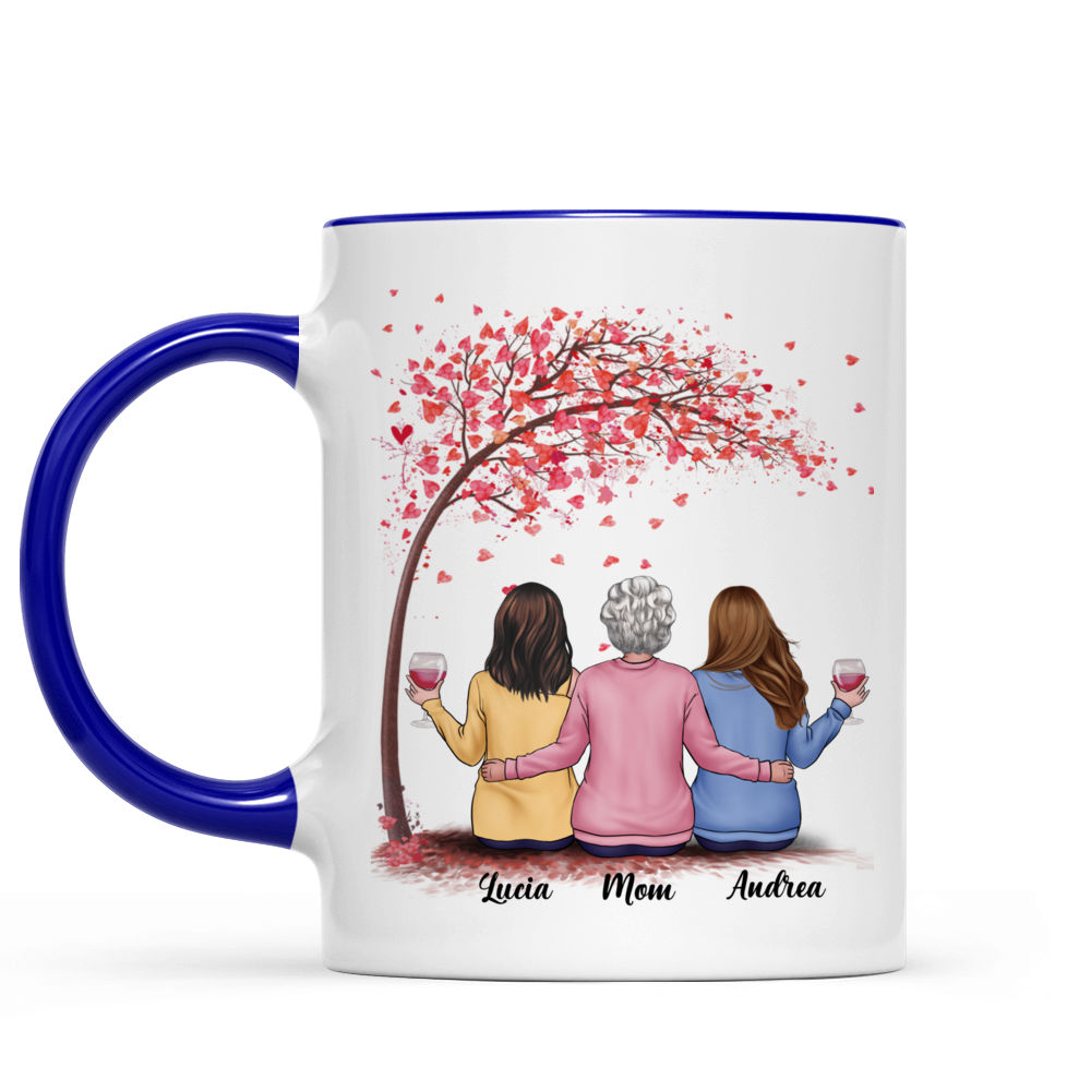 Personalized Mug - Tazas Personalizadas - Al lado o a kilómetros de  distancia Madre & Hijas siempre estarán unidas por el corazón - Regalos  Personalizados - Spanish