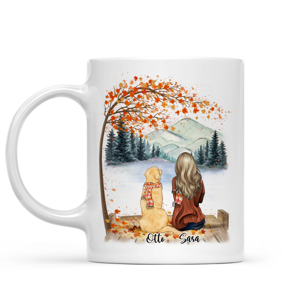 Personalized Mug - Tazza Personalizzata - Regali per gli amanti dei cani - Ragazza E Cani - Per sempre   nel mio   cuore - Italia_1