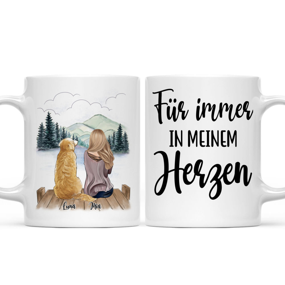 Personalisierte Tasse - Für immer in meinem Herzen - Germany - Personalized Mug_3