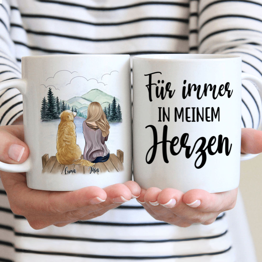 Personalisierte Tasse - Für immer in meinem Herzen - Germany - Personalized Mug