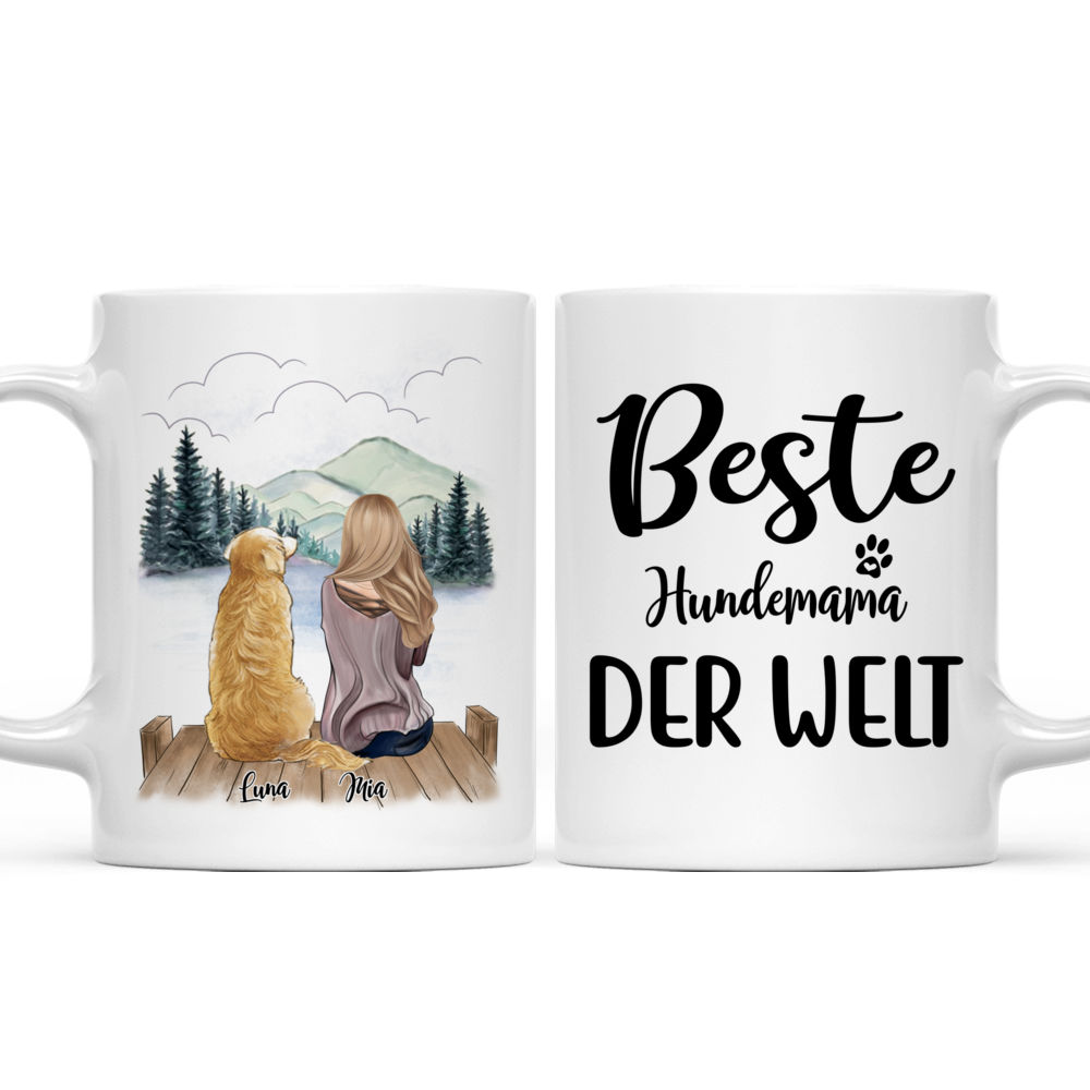 Personalisierte Tasse - Beste   Hundemama   der Welt - Germany - Personalized Mug_3