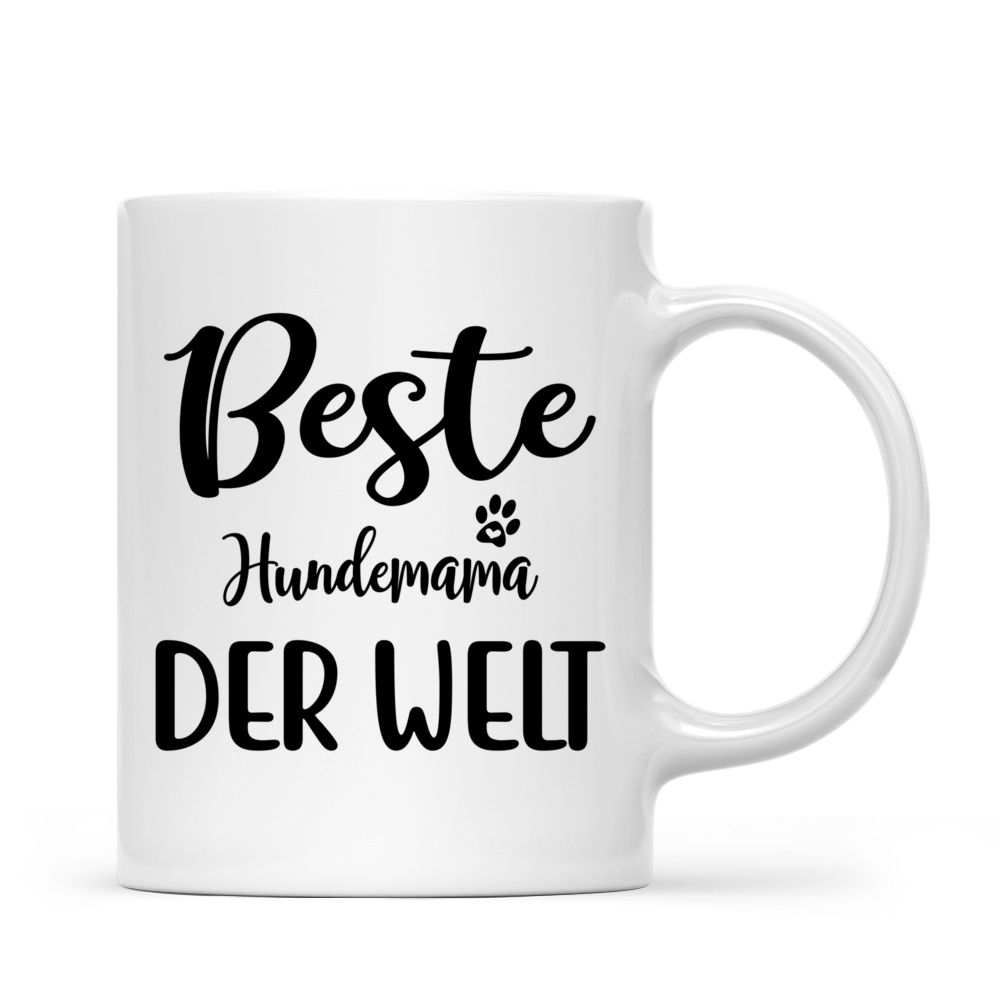 Personalisierte Tasse - Beste   Hundemama   der Welt - Germany - Personalized Mug_2