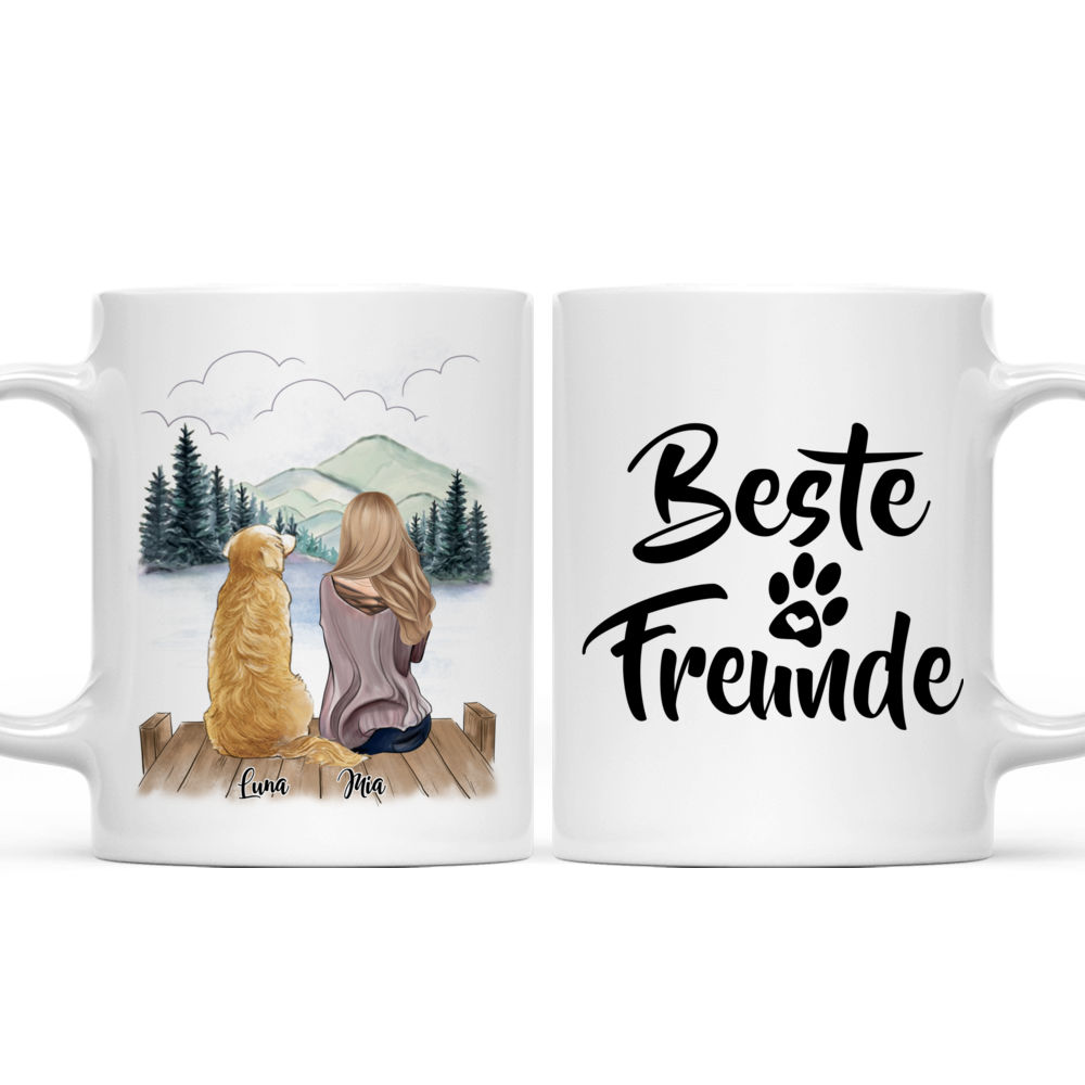 Personalisierte Tasse - Beste   Freunde - Germany - Personalized Mug_3