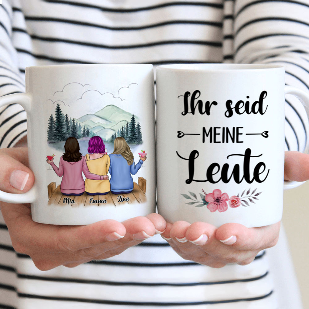 Personalized Mug - Personalisierte Tasse - Beste Freunde Geschenke - Ihr seid   meine   Leute - German