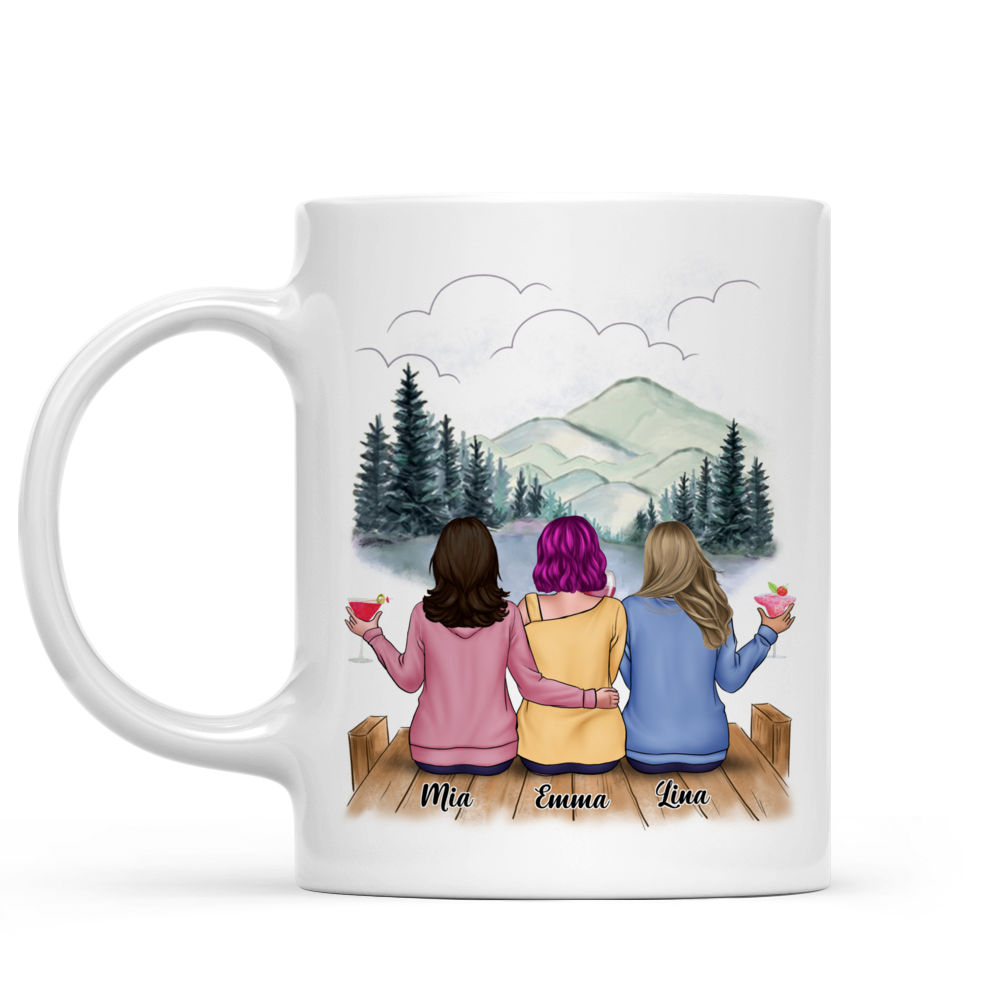 Personalisierte Tasse - Beste Freunde Geschenke - Immer   Schwestern - German - Personalized Mug_1