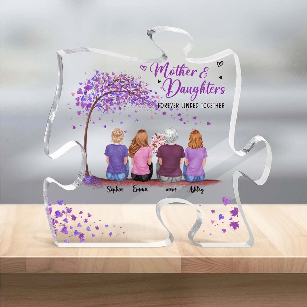 Mother And Daughter - Personalized Acrylic Plaque