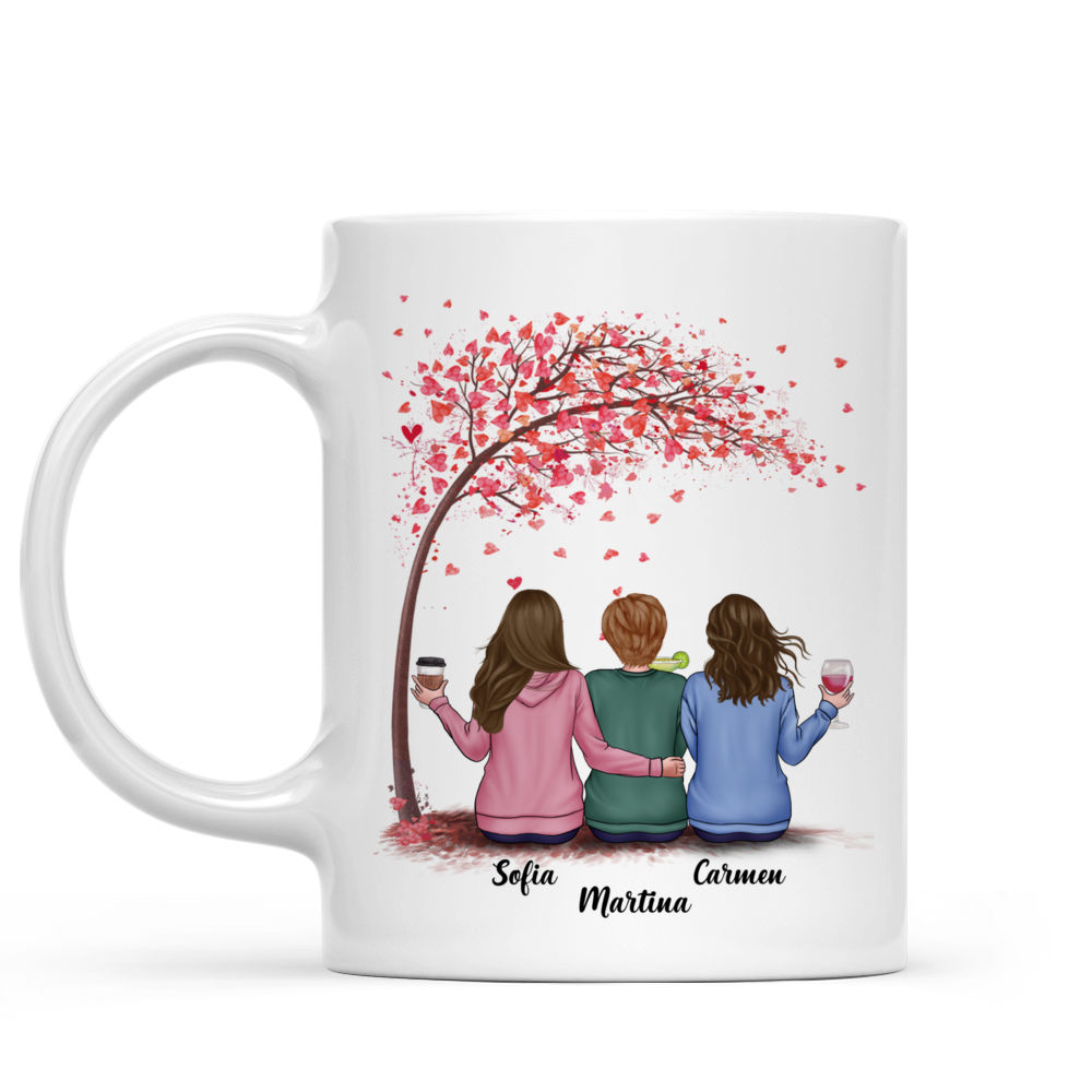 Personalized Mug - Tazas Personalizadas - Seremos Amigas Hasta Que Seamos Viejas Y Seniles Entonces Seremos Nuevas Mejores Amigas - Spanish_1