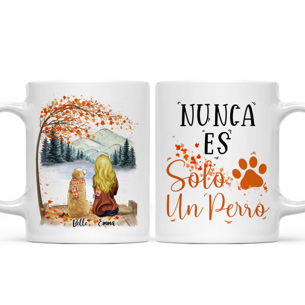 Personalized Mug - Tazas Personalizadas - Nunca es solo un Perro - Regalos Personalizados - Spanish_3