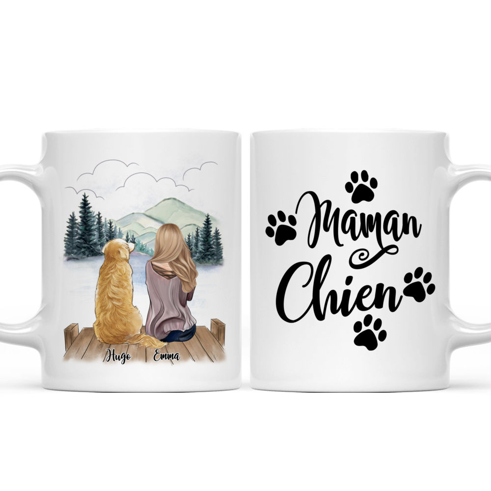 Personalized Mug - Tasse Personnalisée - Maman Chien - French_3