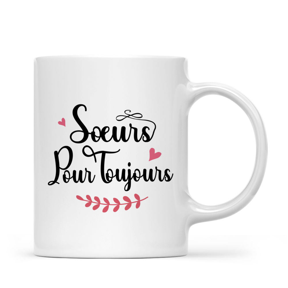 Personalized Mug - Tasse Personnalisée - Soeurs Pour Toujours - French_2