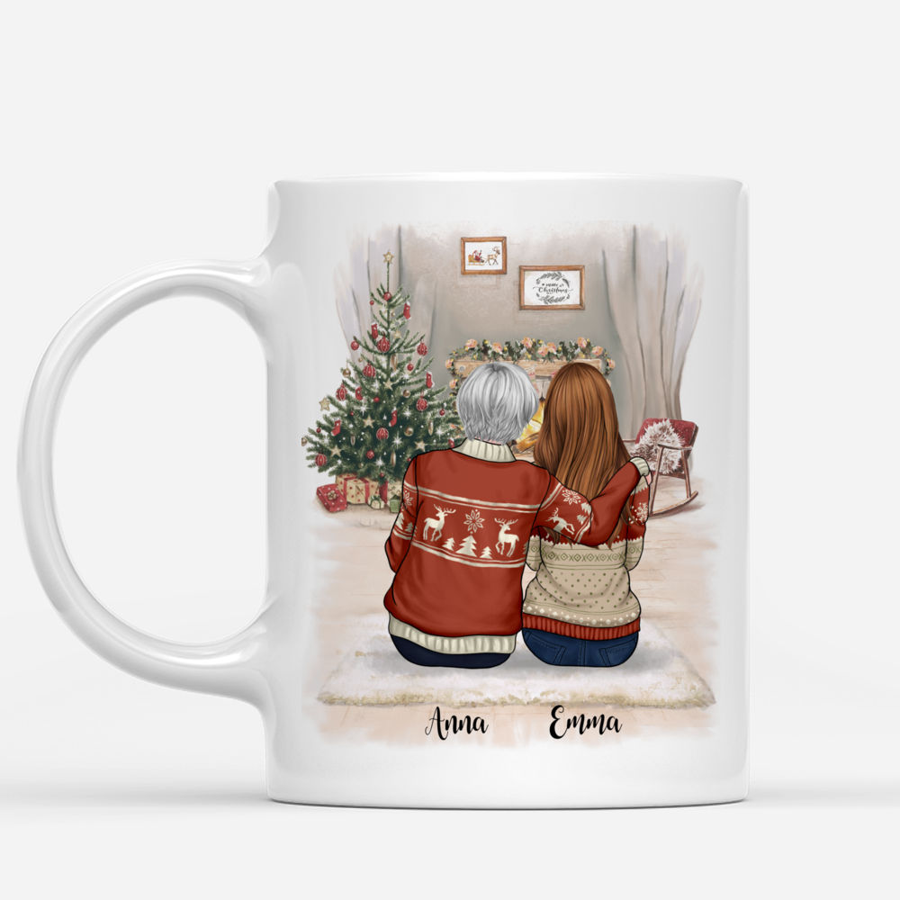 Personalized Mug - Daughter and Mother - Christmas Mug - The Love Between A Mother And Daughter Is Forever_1