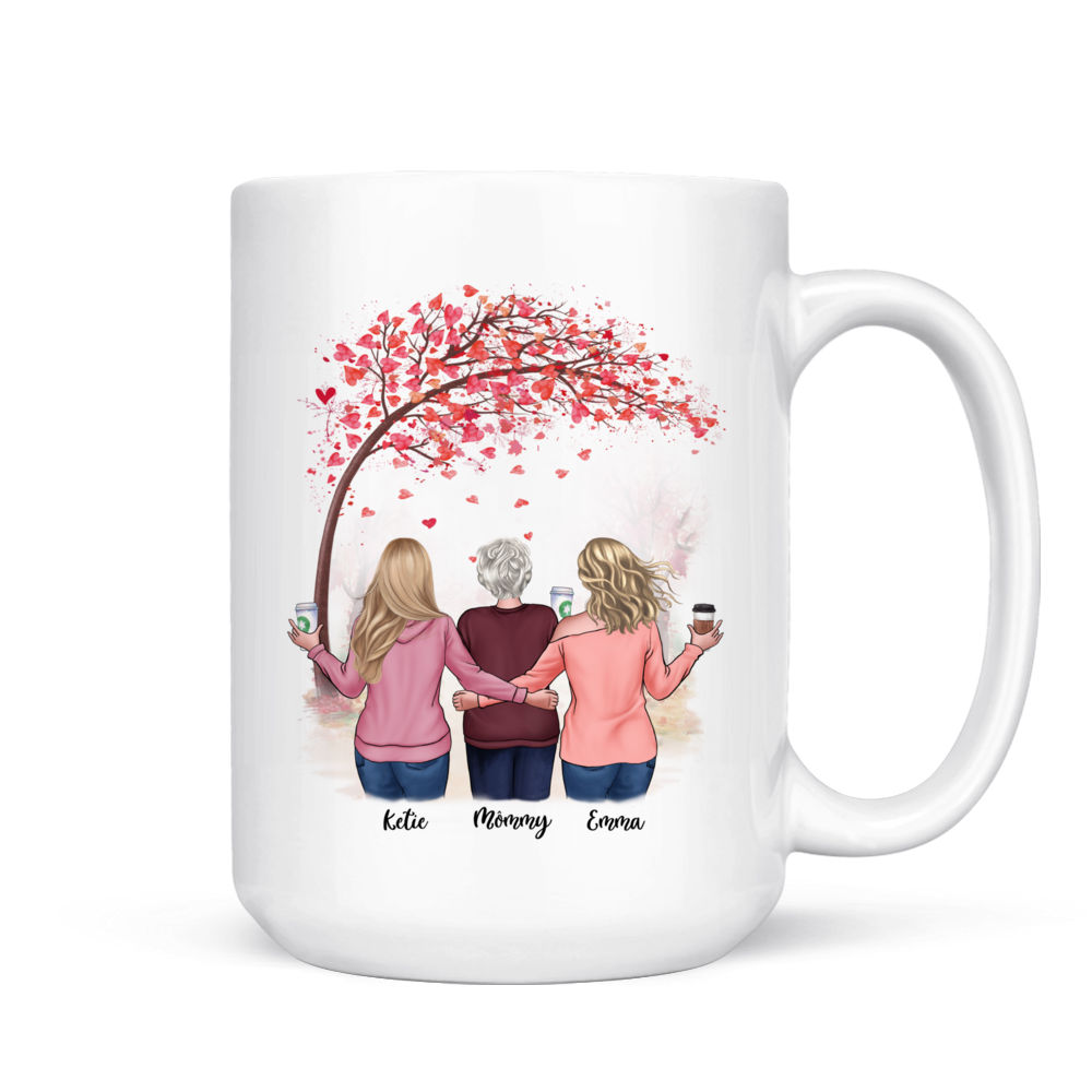 TRAVEL Coffee Tumbler MUG, MOTHER of the Bride Mug, Mothers hold their  daughter's hands for a short while, but their hearts forever MPH165