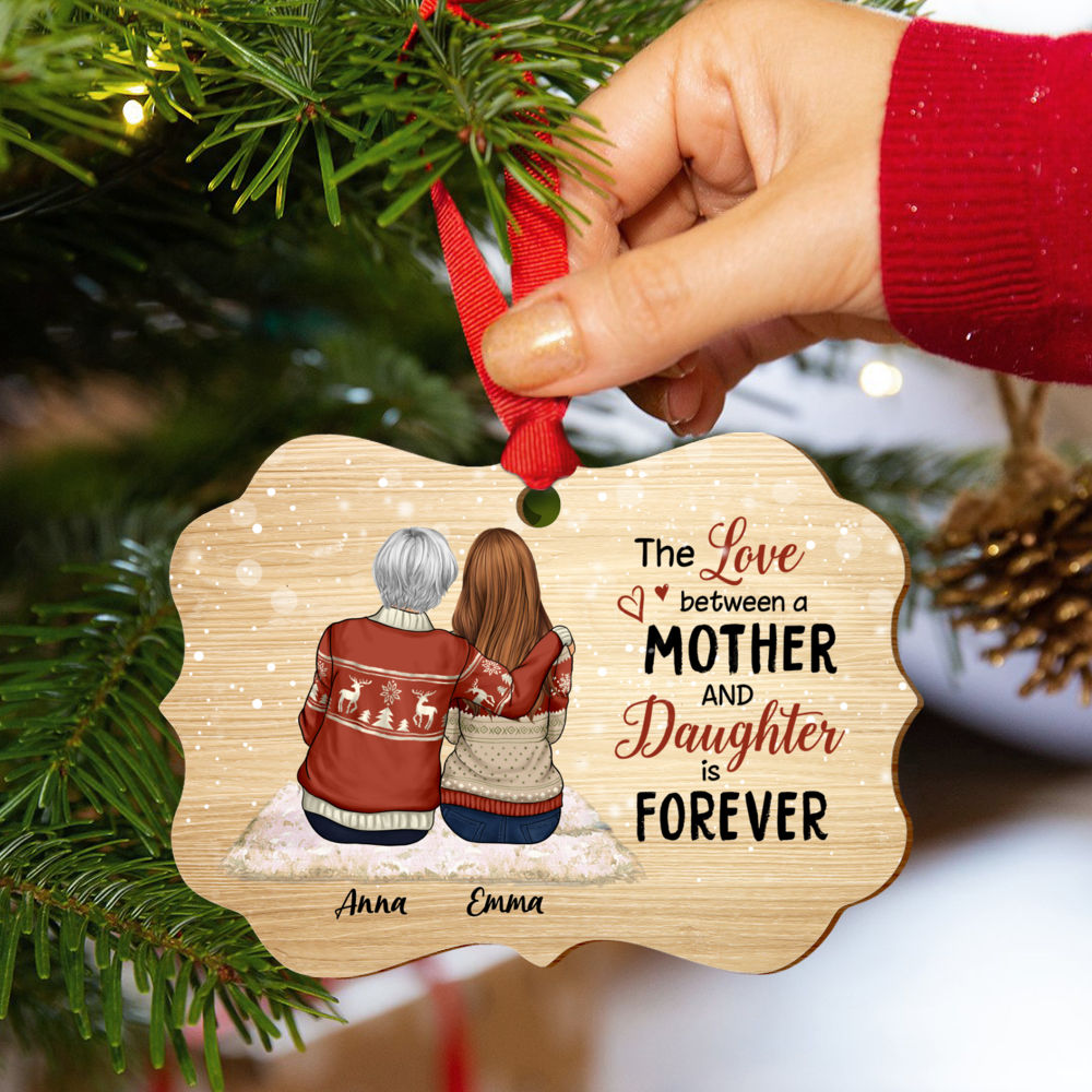 Personalized Christmas Ornament - Like Mother Like Daughter