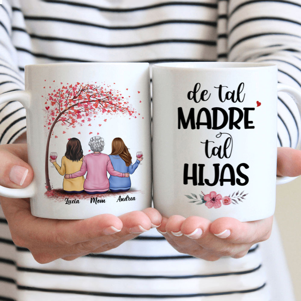 Personalized Mug - Tazas Personalizadas - De tal Madre tal Hijas - Regalos Personalizados - Spanish