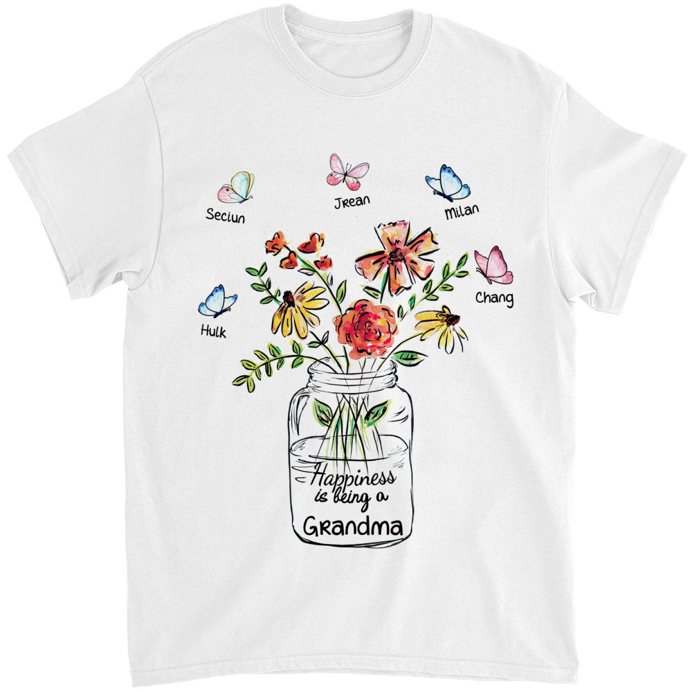 Family Gifts - Love flower Love - Gifts For Mom, Grandma, Mother's Day Gifts - Personalized Shirt_3