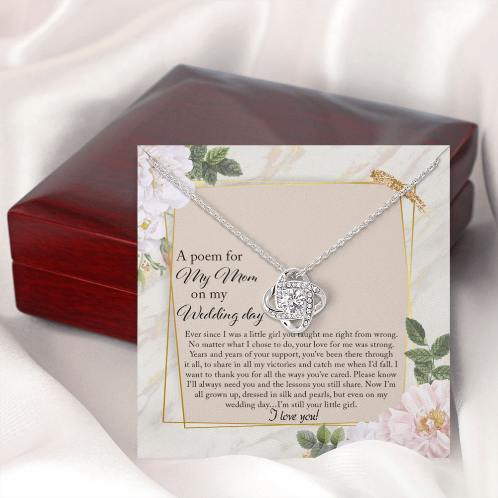 Mother's Day Necklace - Love Knot Necklace To My Beautiful