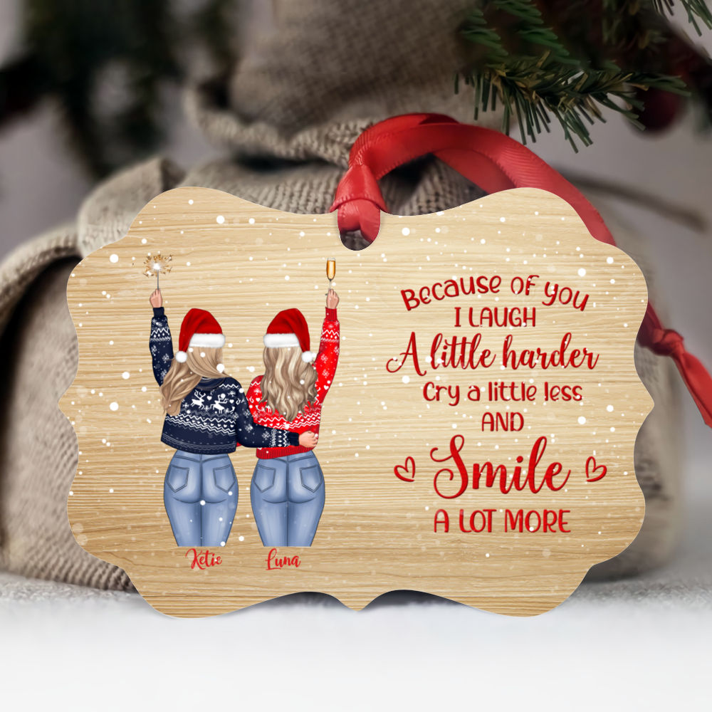 Personalized Christmas Ornament - Best Friend Xmas Ornament | Gossby