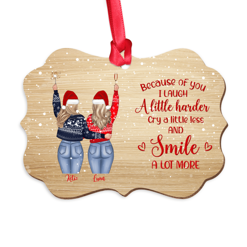 Personalized Christmas Ornament - Best Friend Xmas Ornament | Gossby_3