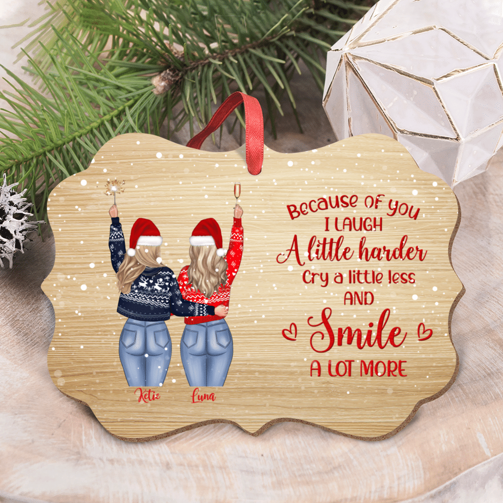 Personalized Christmas Ornament - Best Friend Xmas Ornament | Gossby_2