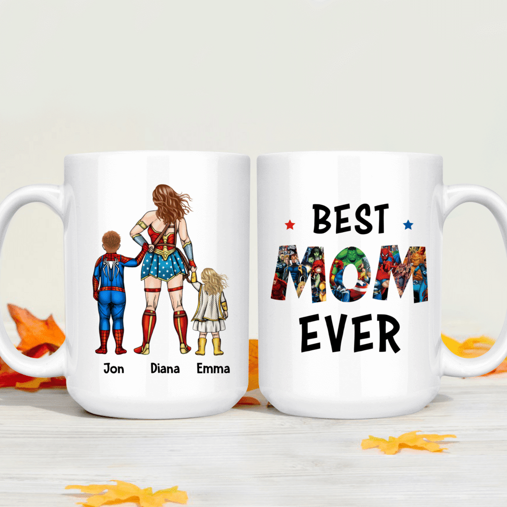 Best Mom Ever - Personalized Mug - Mother's Day Gift For Super Mom -  GoDuckee