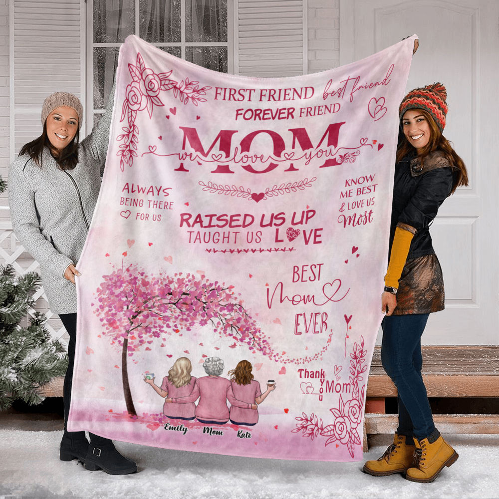 Personalized Photo Blanket for Mommy, Best Mommy Ever Mom Gift Ideas f -  customoutpost