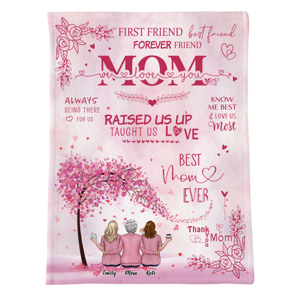 Personalized Photo Blanket for Mommy, Best Mommy Ever Mom Gift Ideas f -  customoutpost