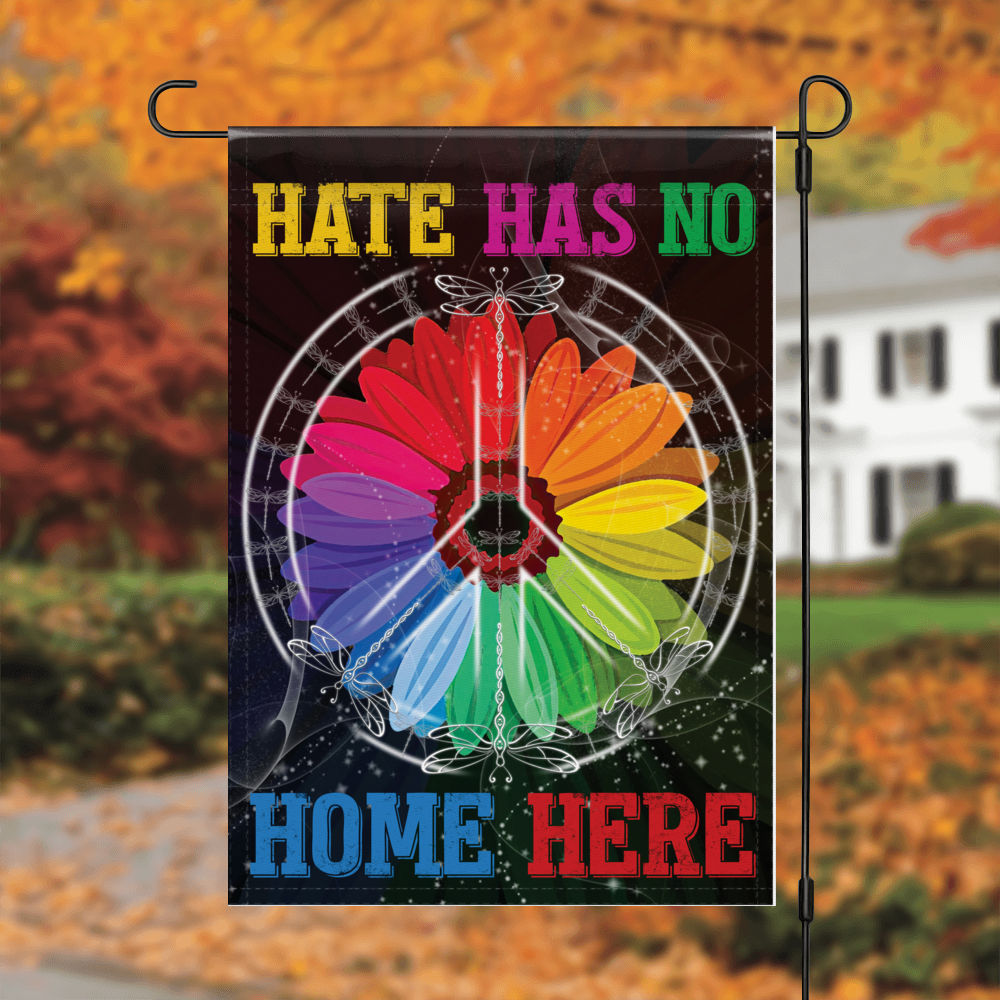 Peace Flag - Hate Has No Home Here Flag LGBT Pride Flag Inclusion Flag Diversity Flag Equality Flag 27005_4
