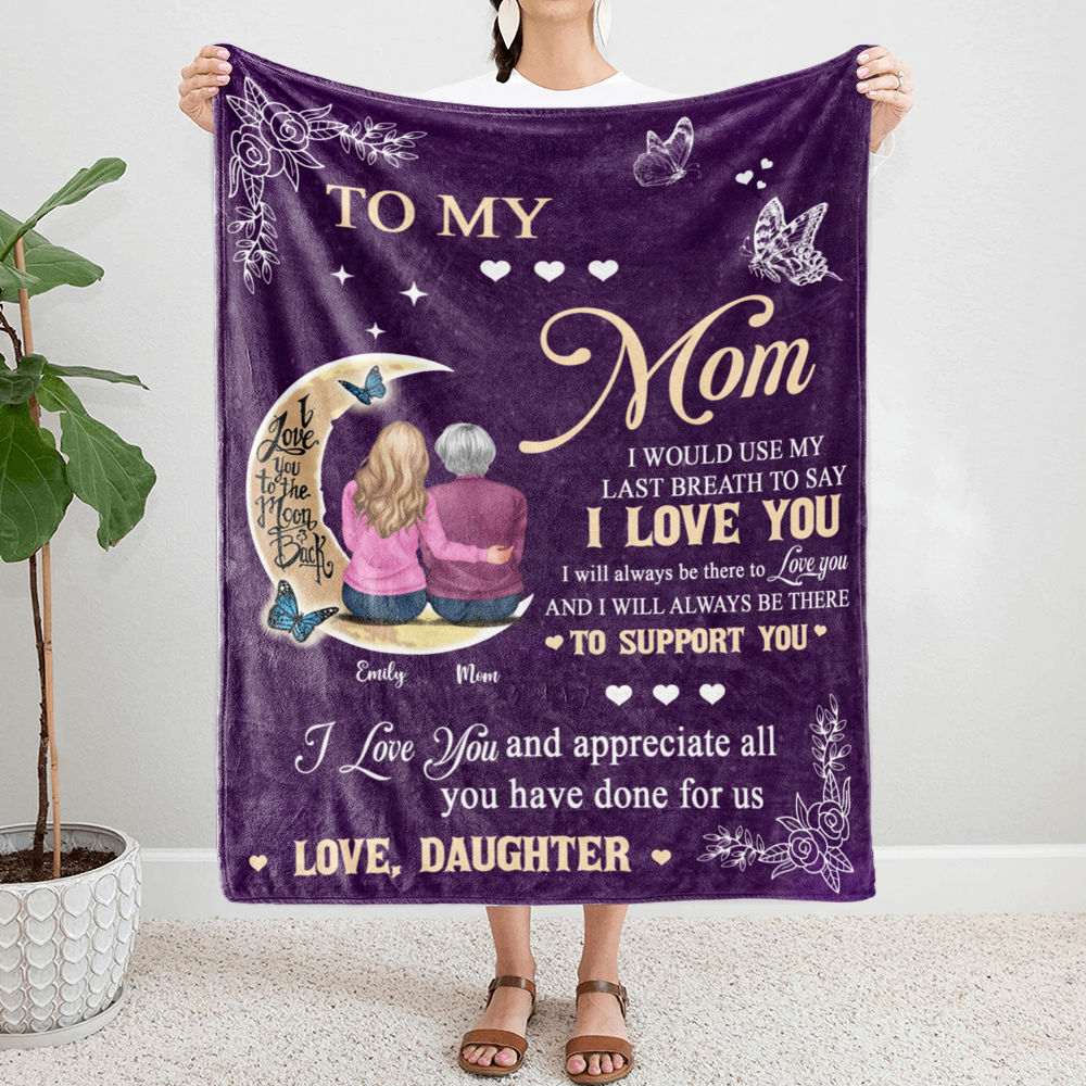 Blanket - Mother's Day Blanket - To my Mom - I Love You - Ver2_1