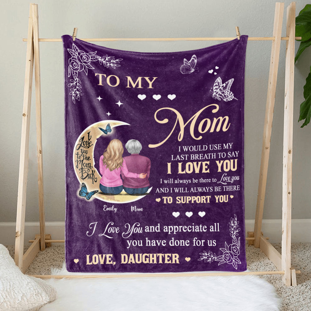 Blanket - Mother's Day Blanket - To my Mom - I Love You - Ver2_2
