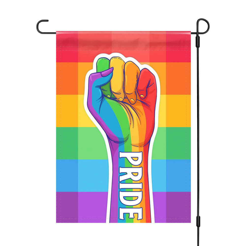 LGBT Pride Flag - LGBTQ Pride, Intersex Inclusive Progress Pride Rainbow Flag, LGBT Pride Flag, LGBT Rainbow Flag, LGBT Bisexual Pride Flag 27074 - Garden Flag_2