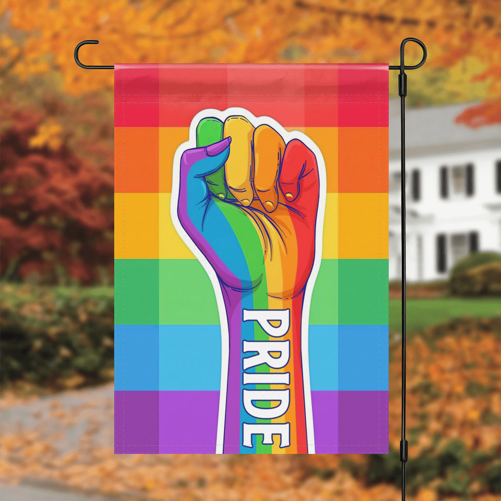 LGBT Pride Flag - LGBTQ Pride, Intersex Inclusive Progress Pride Rainbow Flag, LGBT Pride Flag, LGBT Rainbow Flag, LGBT Bisexual Pride Flag 27074 - Garden Flag_4