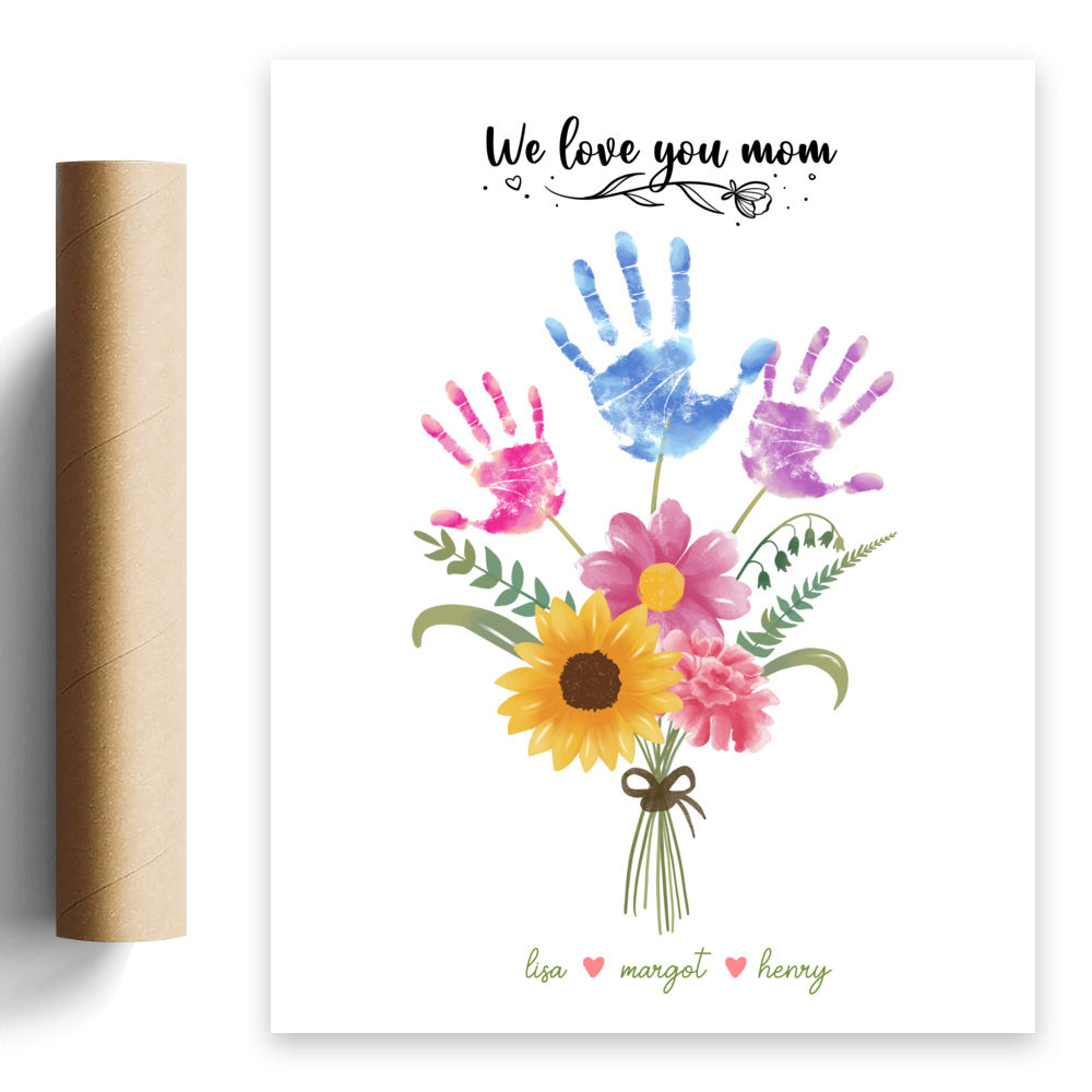 Personalized Poster - Love Poster - We love you mom (27374)_2