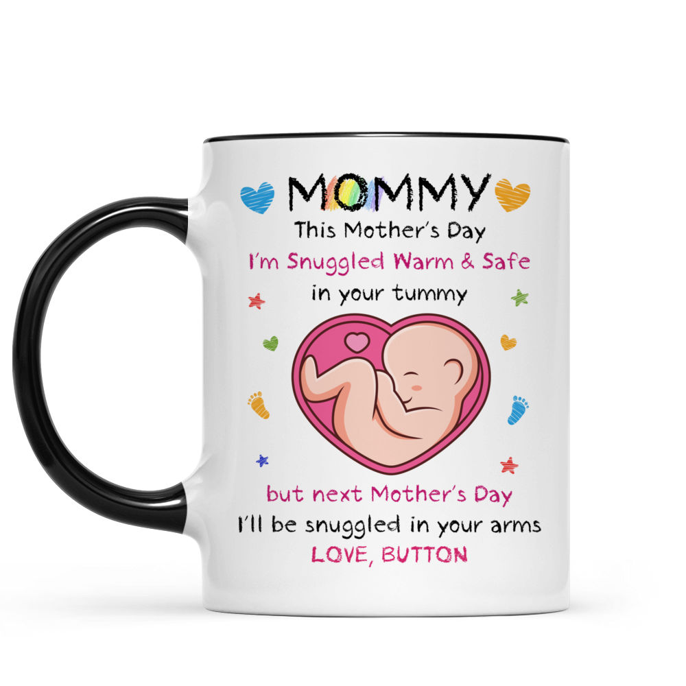 Personalized Mug - From The Bump - Mommy, This Mother's Day I'm
