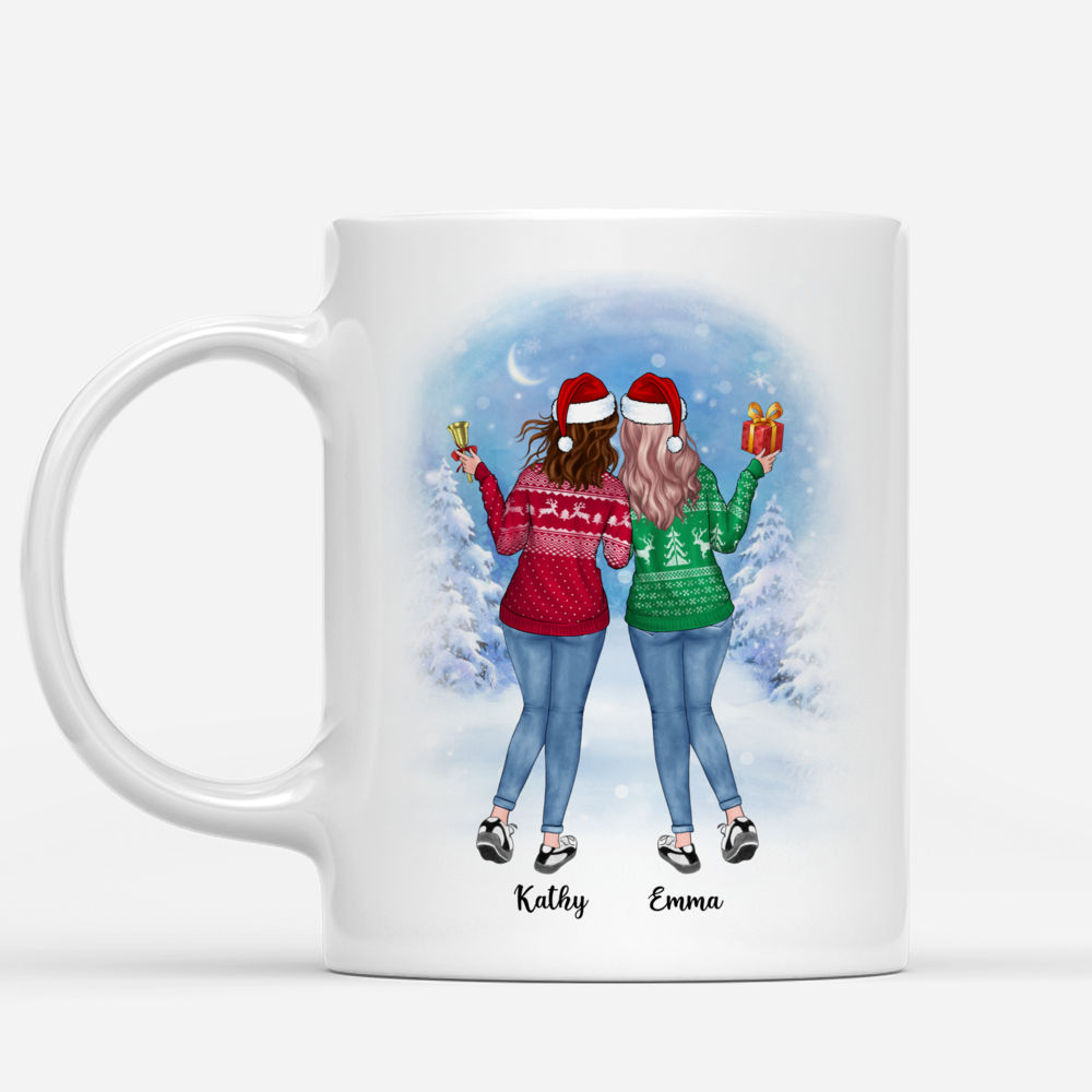 Personalized Mug - Christmas Up to 5 Girl - Best Friends Forever - Personalized Mug_1