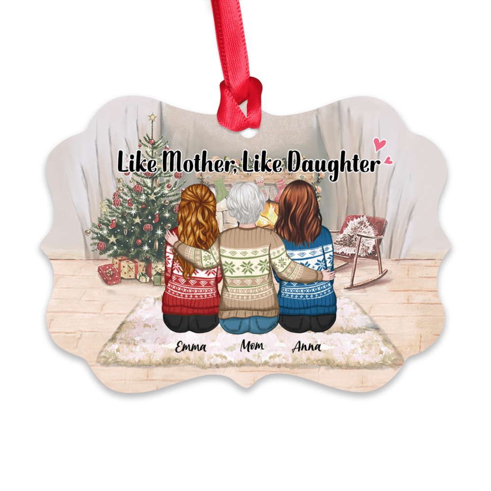 Personalized Christmas Ornament - Like Mother Like Daughter_1