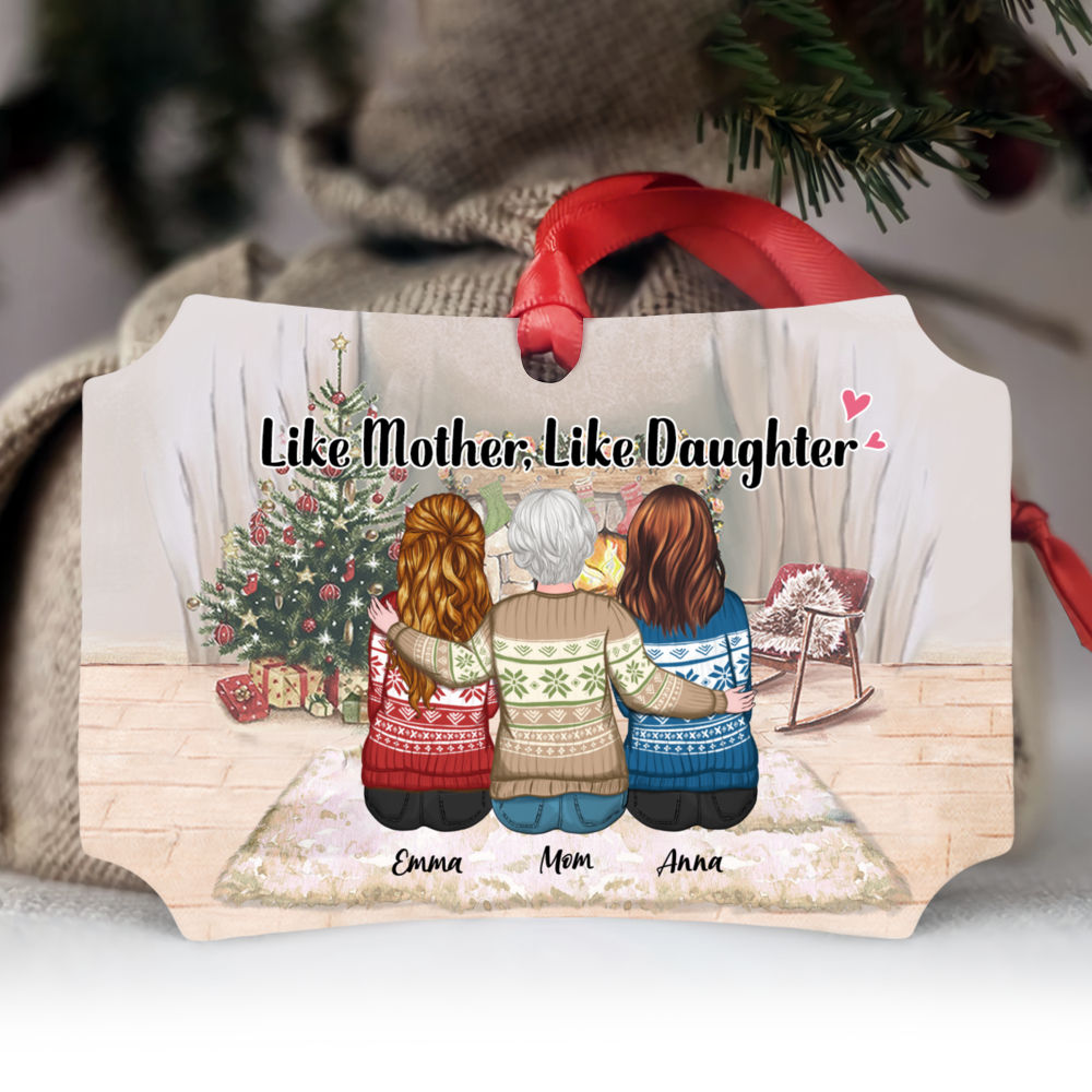 Christmas Mom and Daughters - Personalized Christmas Gifts Custom Orna —  GearLit