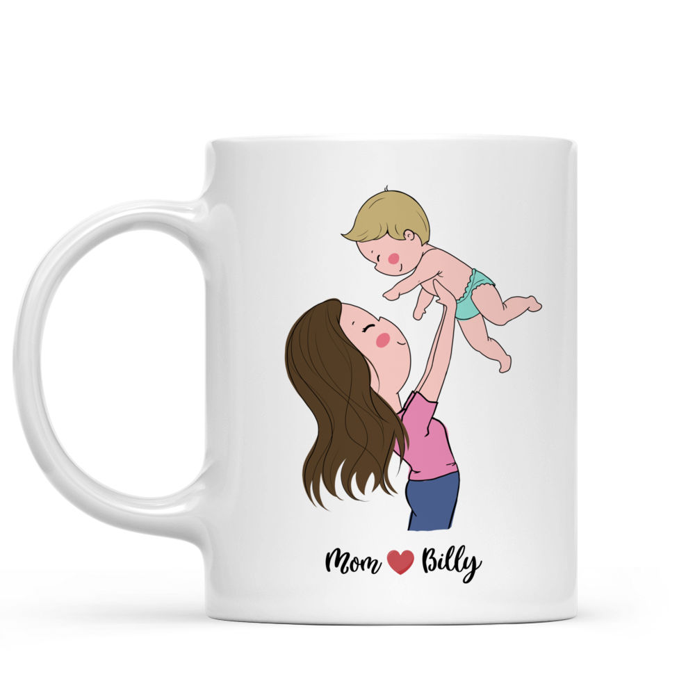 Mother's Day Mug - You're doing a Great Job Mommy - Happy 1st Mother's Day (27936) - Mother's Day Gifts For Mom - Personalized Mug_1