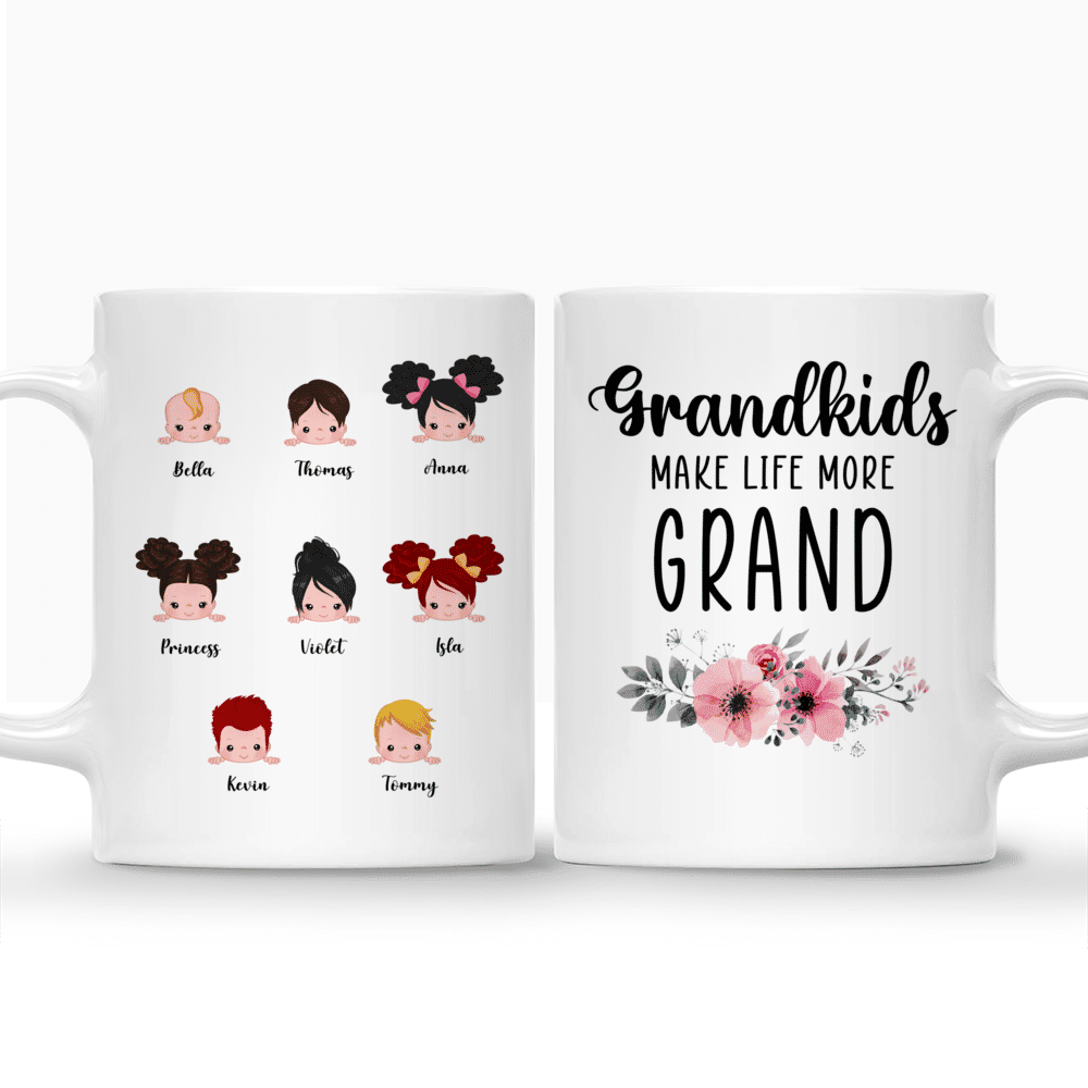 Personalized Mug - Grandkids Make Life More Grand