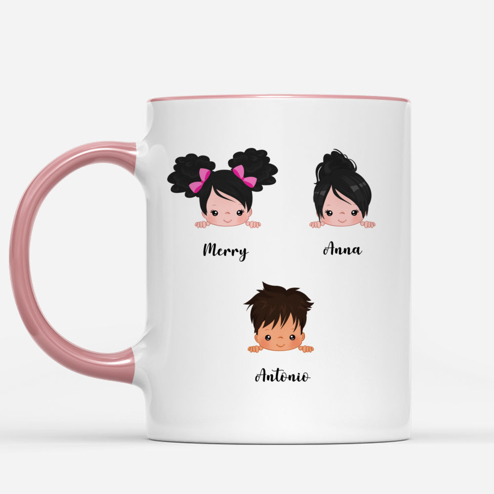 Up to 9 Kids - GrandKids Make Me Happy Mug | Personalized Mug_1