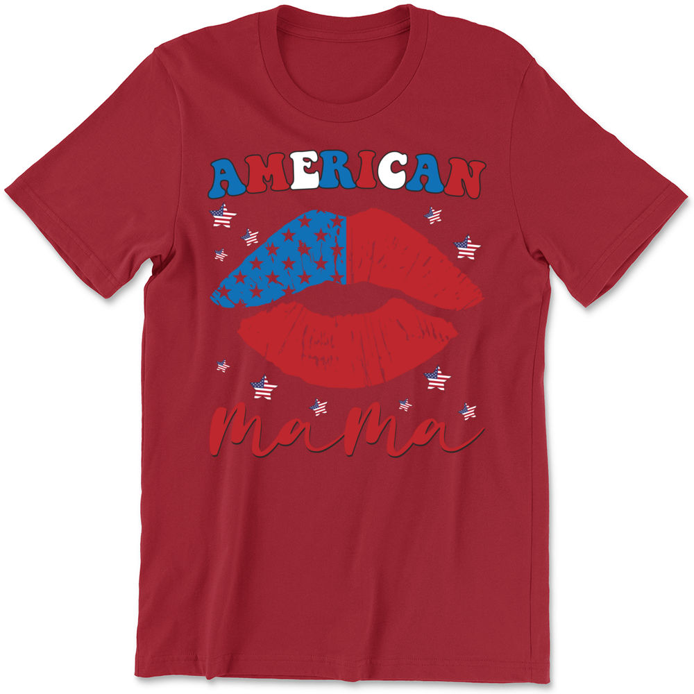 ♥️ Mama Aja's ♥️ Mother's Day - American Mama Shirt, Mother's Day Shirt, 4th