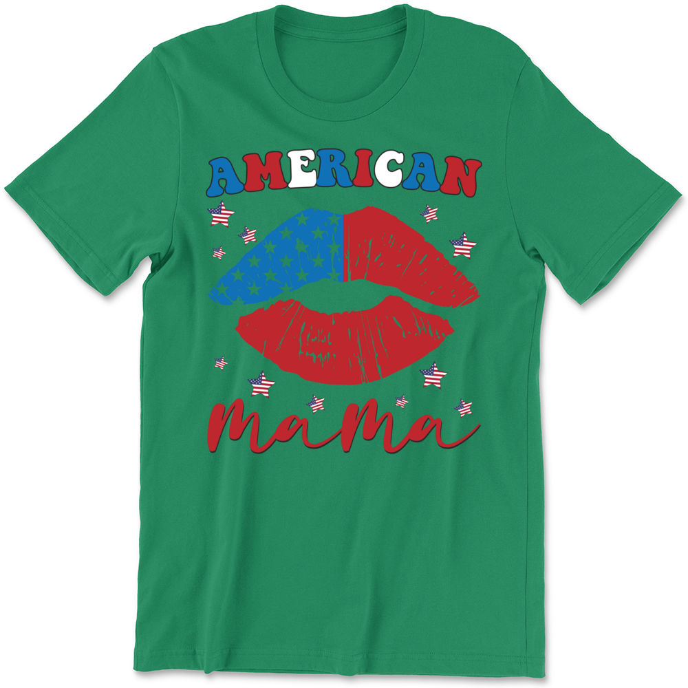 ♥️ Mama Aja's ♥️ Mother's Day - American Mama Shirt, Mother's Day Shirt, 4th
