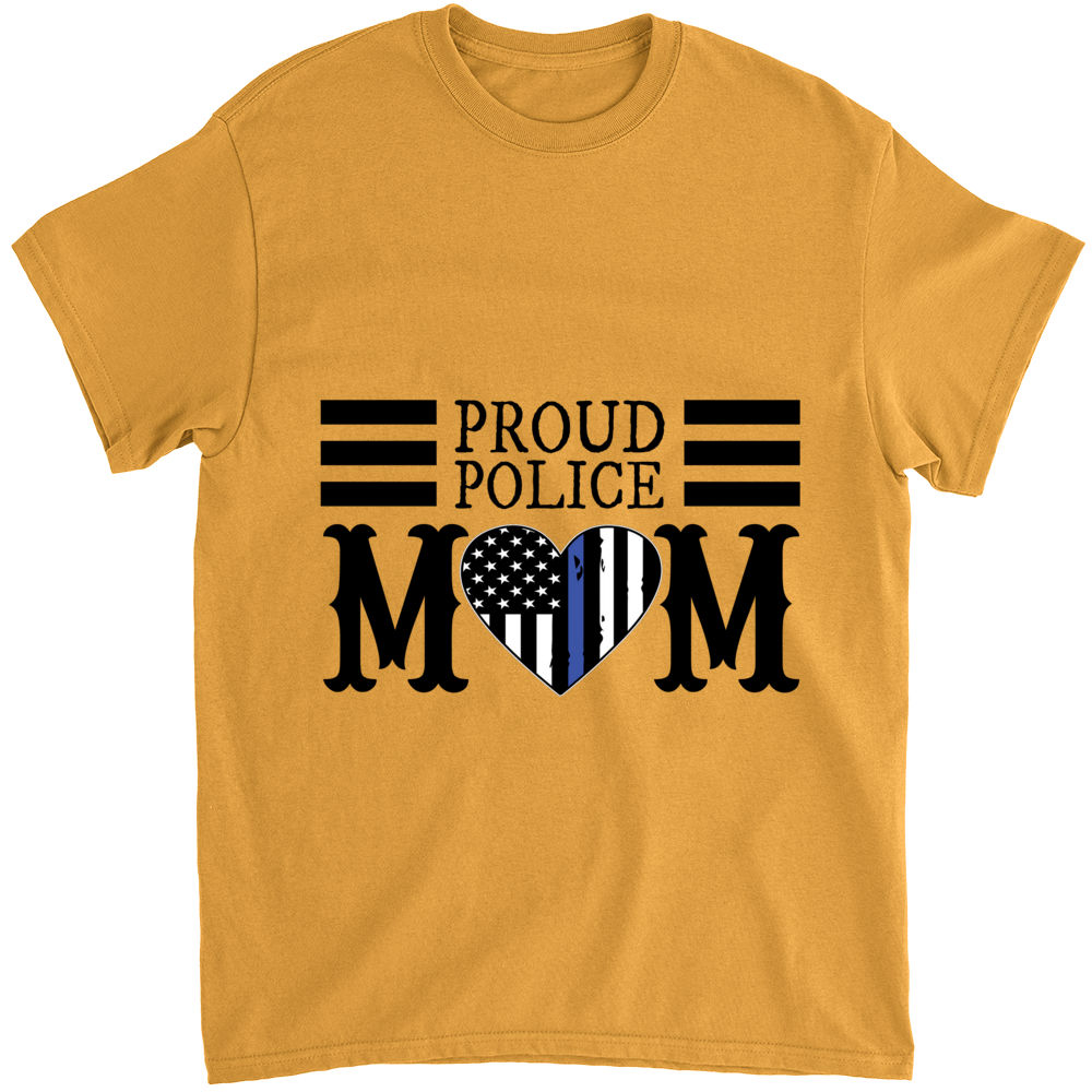 Mother's Day 2023 - Mother's Day Shirt, Police Mom Shirt, Police Mom Heart  Shirt, Proud Police Mom, Mother's Gift For Mom 28182