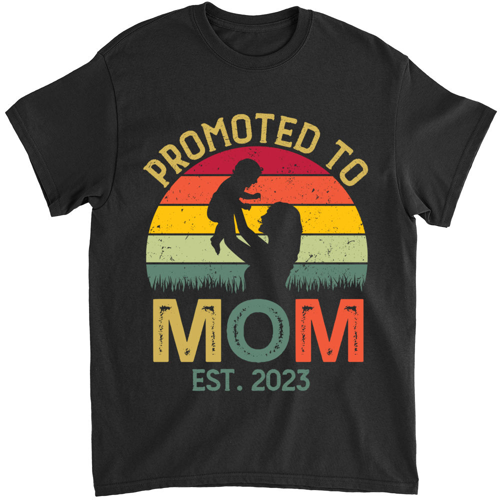 Mother's Day 2024 Promoted To Mom Est 2024 Shirt, Mother's Day Shirt