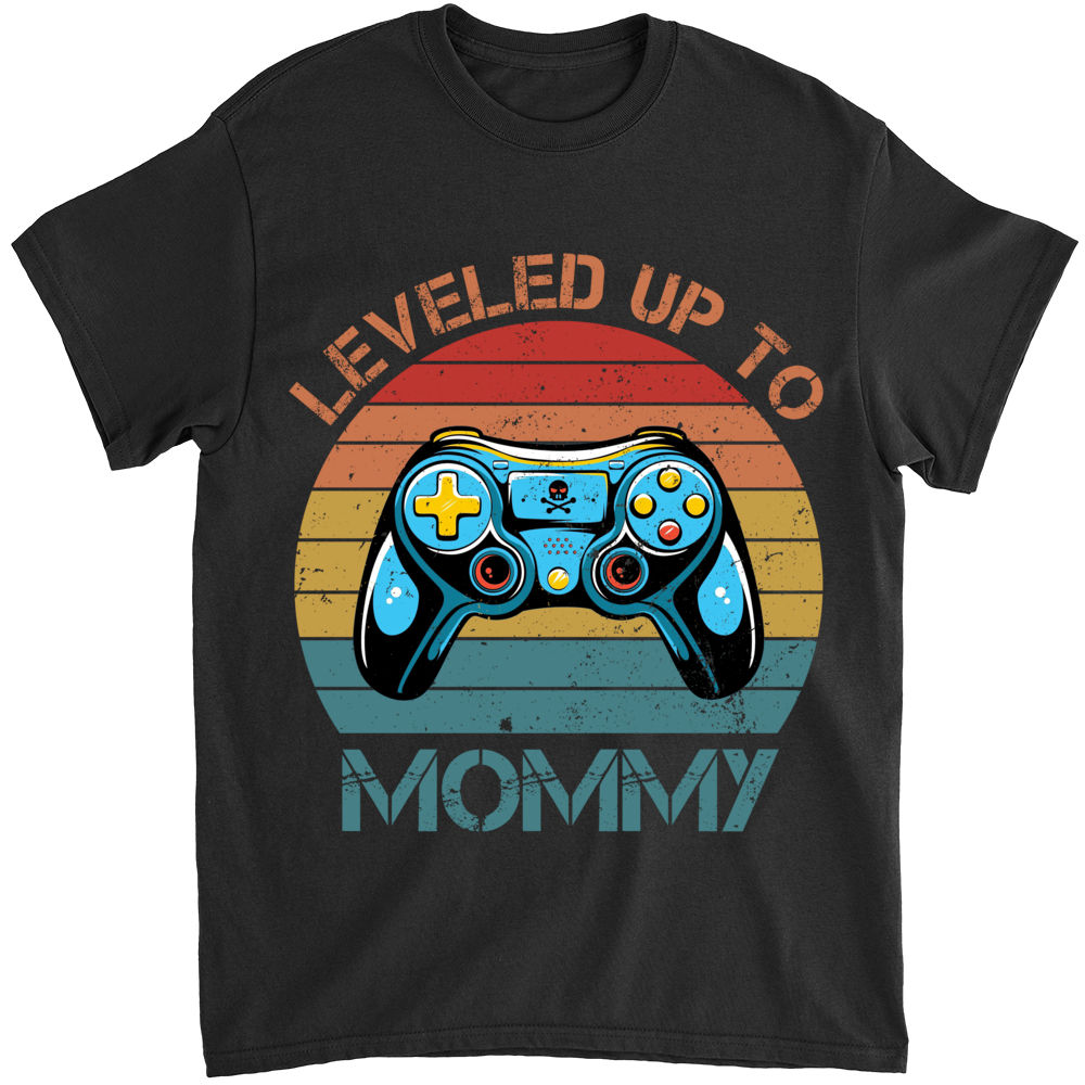 Mother's Day 2023 - Level Up To Mommy Shirt, Gaming Mother's Day 2023 - Level Up To Mommy Shirt, Gaming