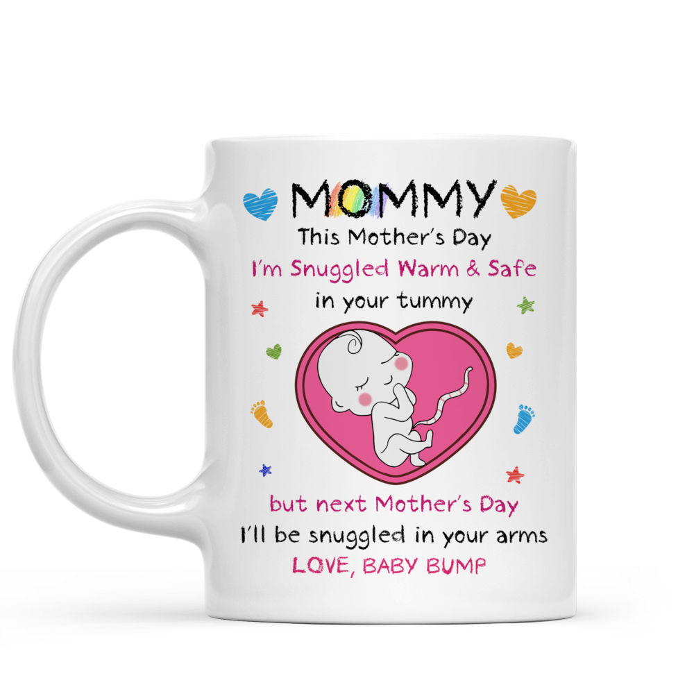 Personalized 1st Mother Day Gift for New Mom, I Know I'm Just a Little  Bump Mug