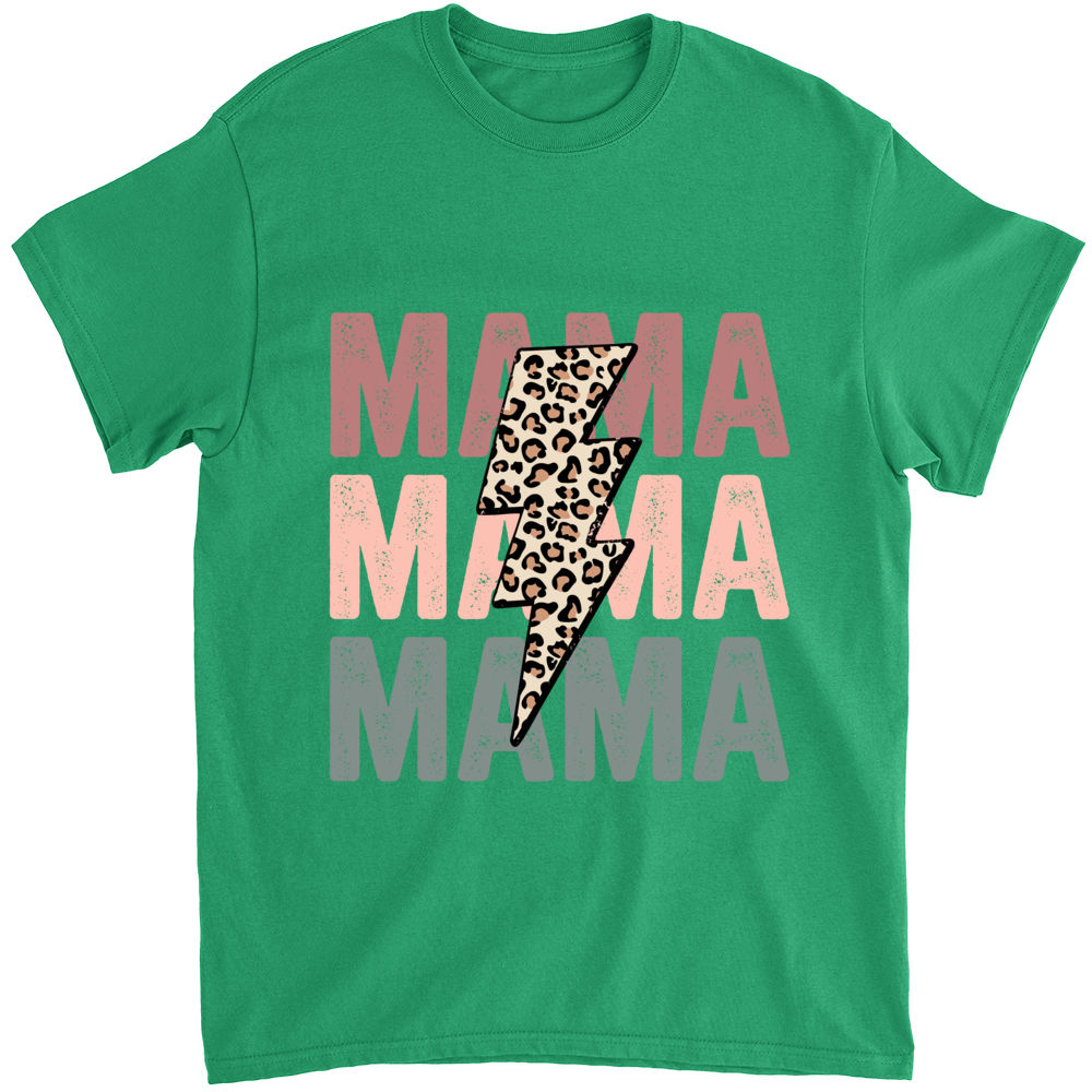 Mother's Day 2023 - Retro Vintage Mama Shirt, Leopard Mama Shirt